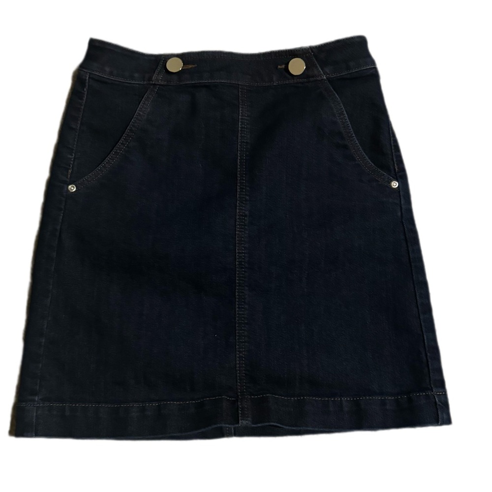 Ann Taylor Loft Jean Mini Skirt